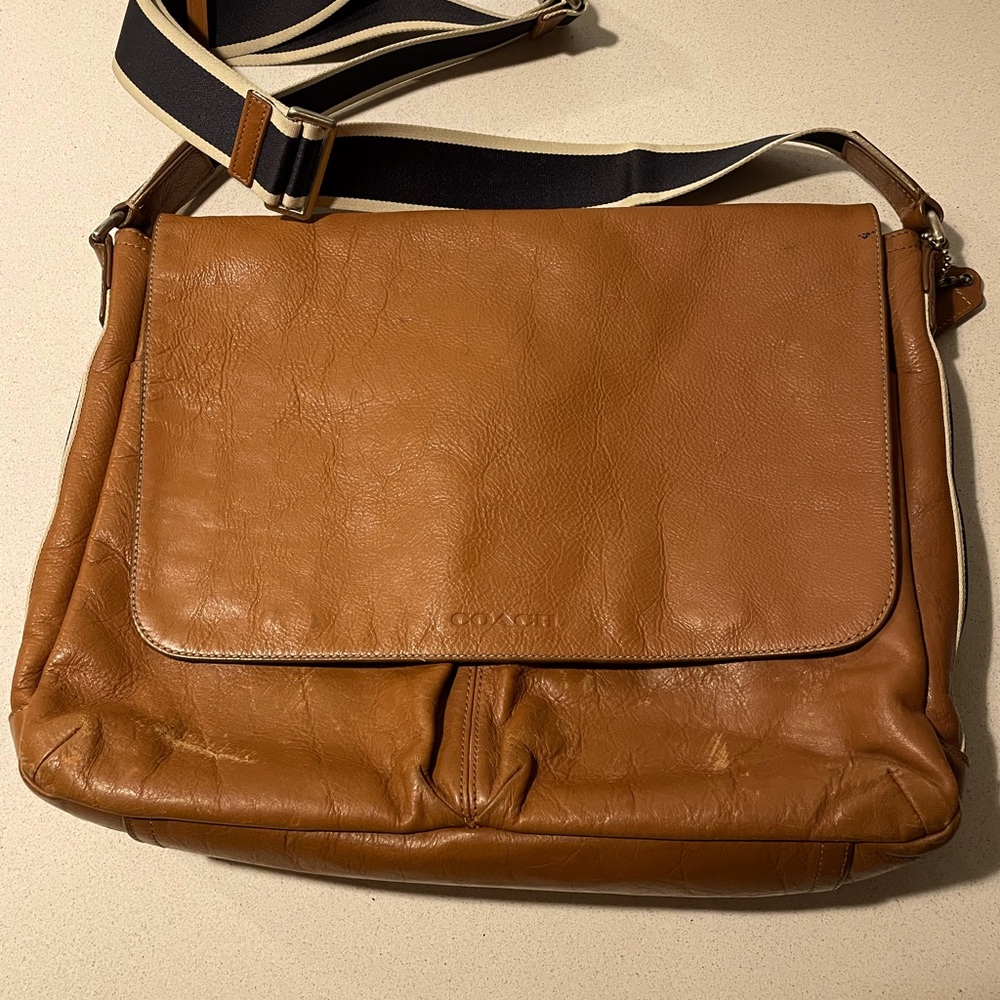 COACH Leather Briefcase Laptop bag